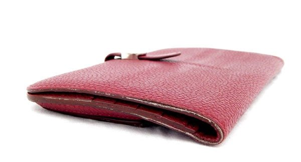 HERMES/エルメス ドゴンロング 財布 ボルドー - 安心保証・業界最安値の販売 福助